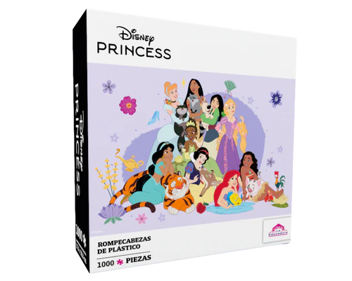 Rompecabezas Princesas Disney 1000 Piezas De Plástico