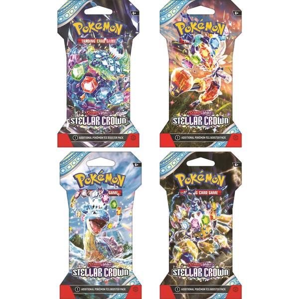 Pokémon TCG Scarlet & Violet 07 - Stellar Crown Sleeved Booster - ESPAÑOL
