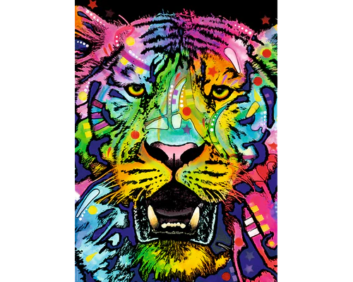 Rompecabezas Dean Russo - Tigre: Rompecabezas 1000 piezas Heye