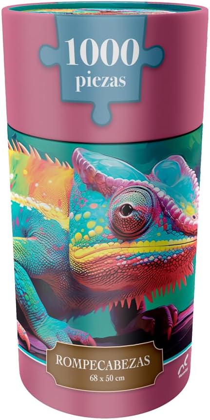 Novelty Corp Rompecabezas Camaleon Gran Colorido 1000 Piezas