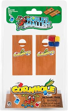 World's Smallest Corn Hole | Juego clásico en miniatura