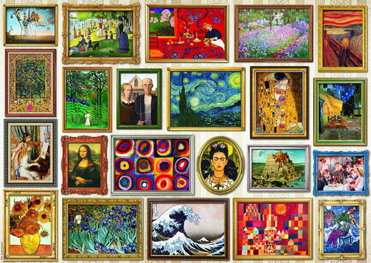Obras Maestras Rompecabezas de Arte 1000 piezas Eurographics