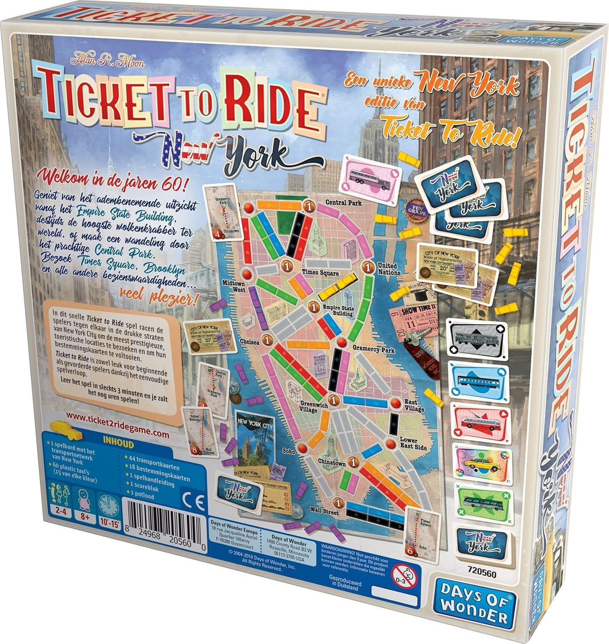 Ticket to ride New York - Inglés