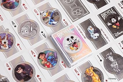 Naipes Baraja Coleccionable Bycicle Disney 100 años