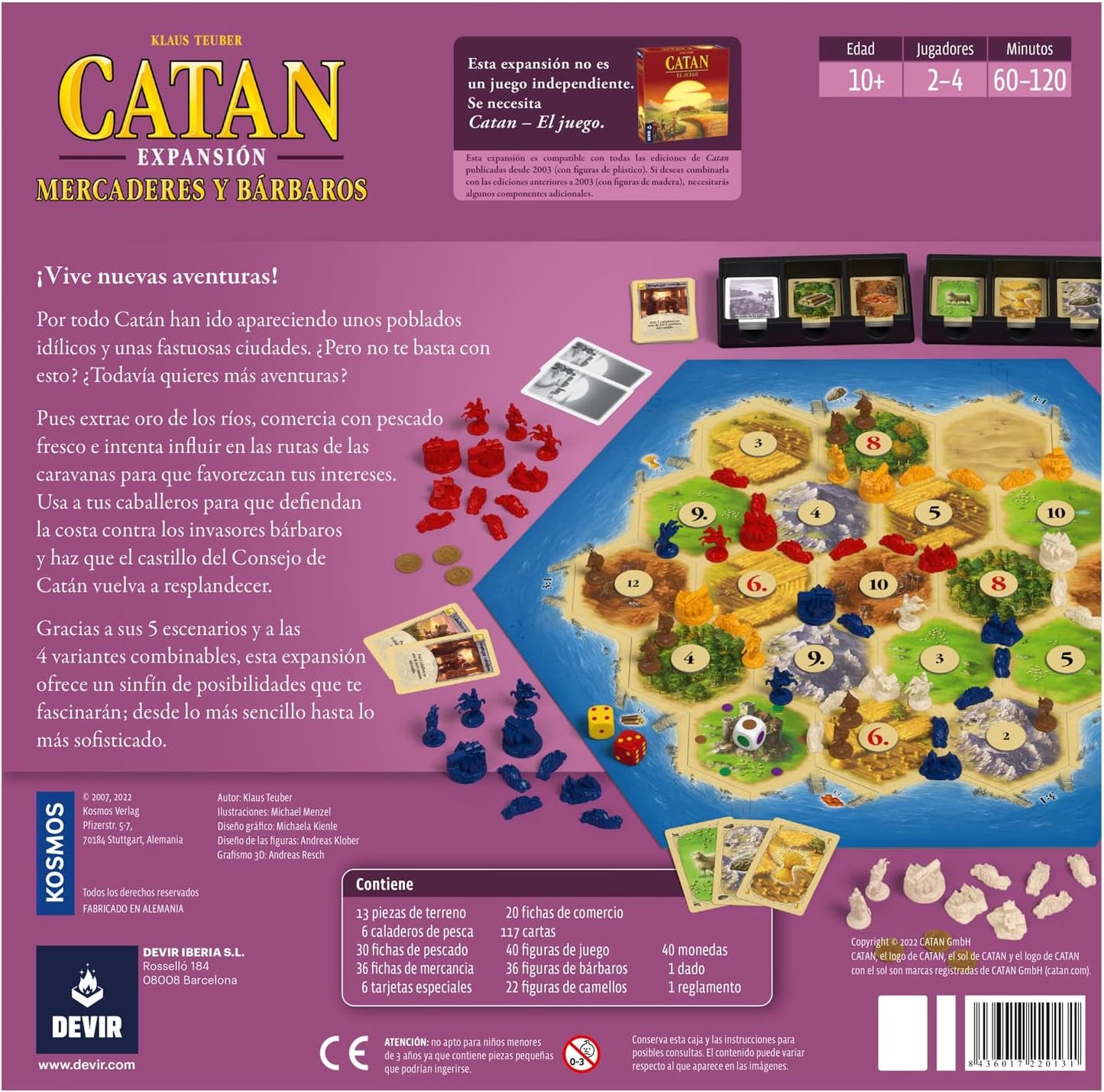 Catan Expansión Mercaderes y Bárbaros