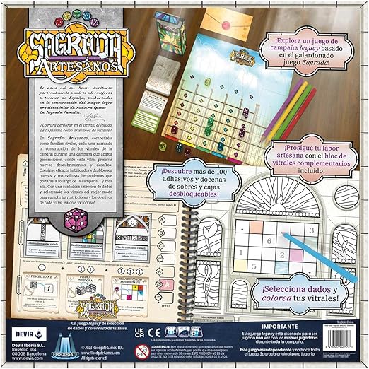 Sagrada: Artesanos Juego de Mesa en Español