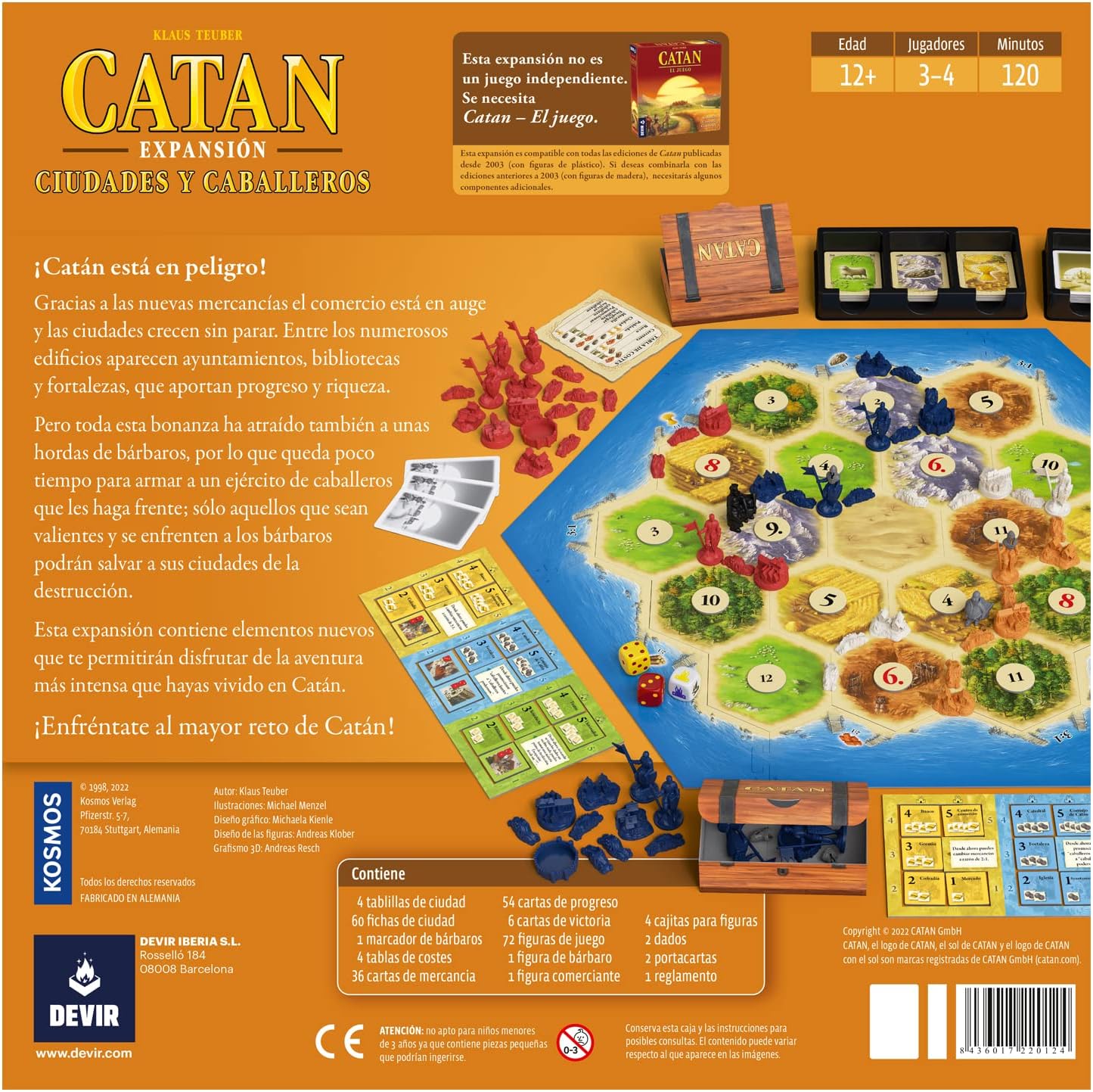 Catan Expansión Ciudades y Caballeros