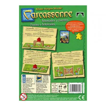 Carcassone Expansión Mercados y Puentes