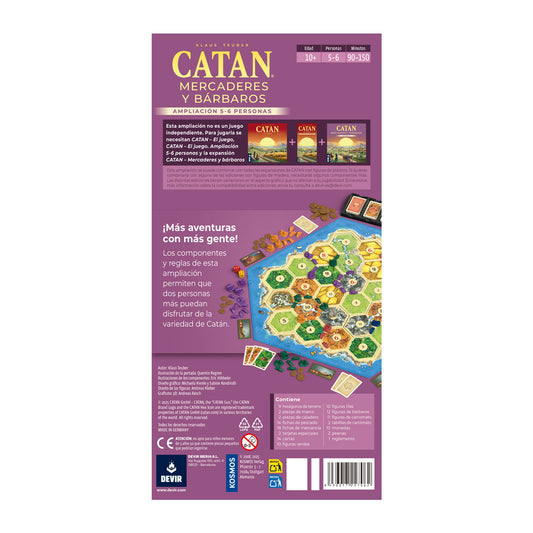 Catan Mercaderes y barbaros Ampliación 5-6 jugadores