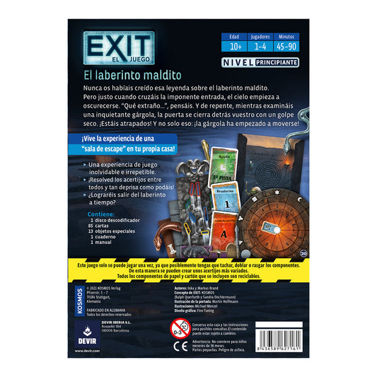 EXIT 19 - El Laberinto Maldito - Nivel: Principiante