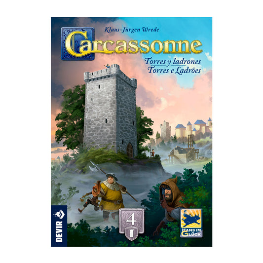 Carcassonne Expansión 4: Torres y Ladrones (Tercera Edición) - ESPAÑOL