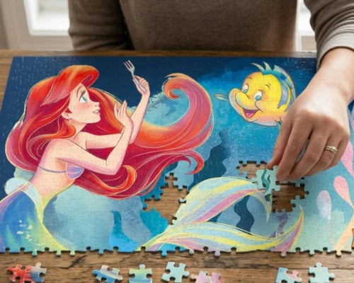 Rompecabezas La Sirenita y Sus Amigos Disney 1000 Piezas De Plástico