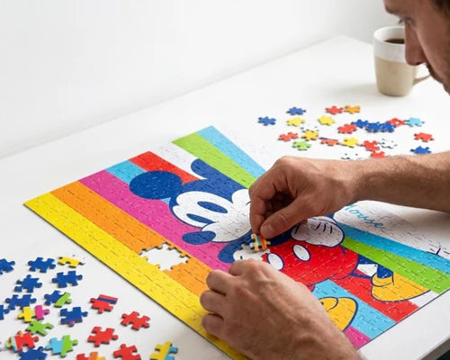 Rompecabezas Mickey Mouse Colores Disney 1000 Piezas De Plástico