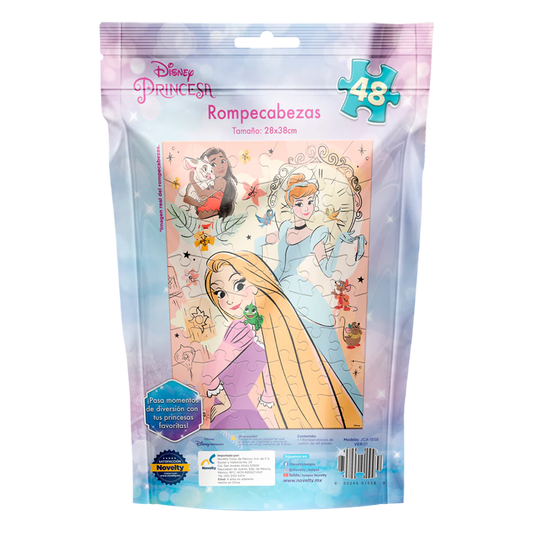 Rompecabezas en Bolsa Metalizada para Niños de Princesas