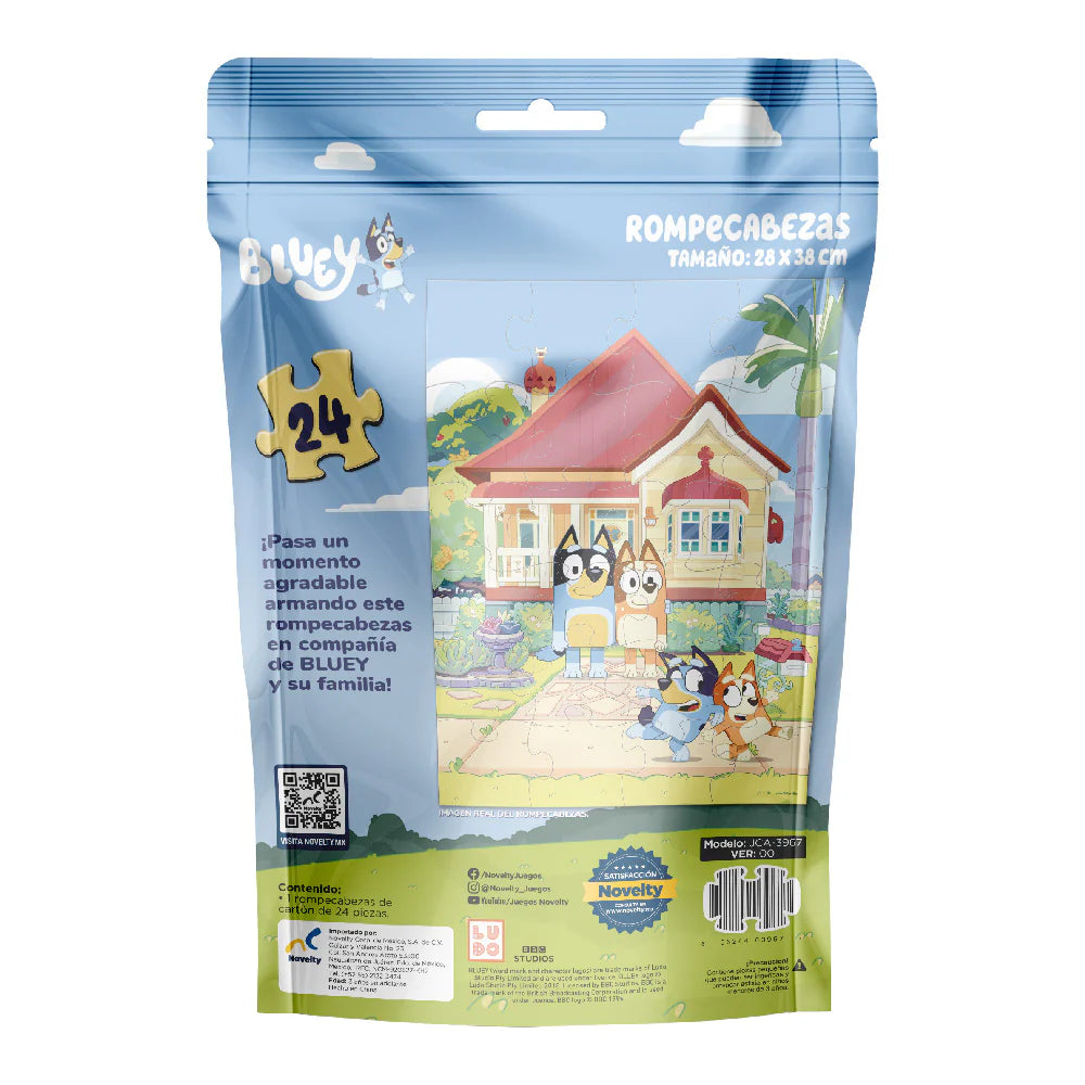 Rompecabezas Bolsa Foil Bluey 24 Piezas