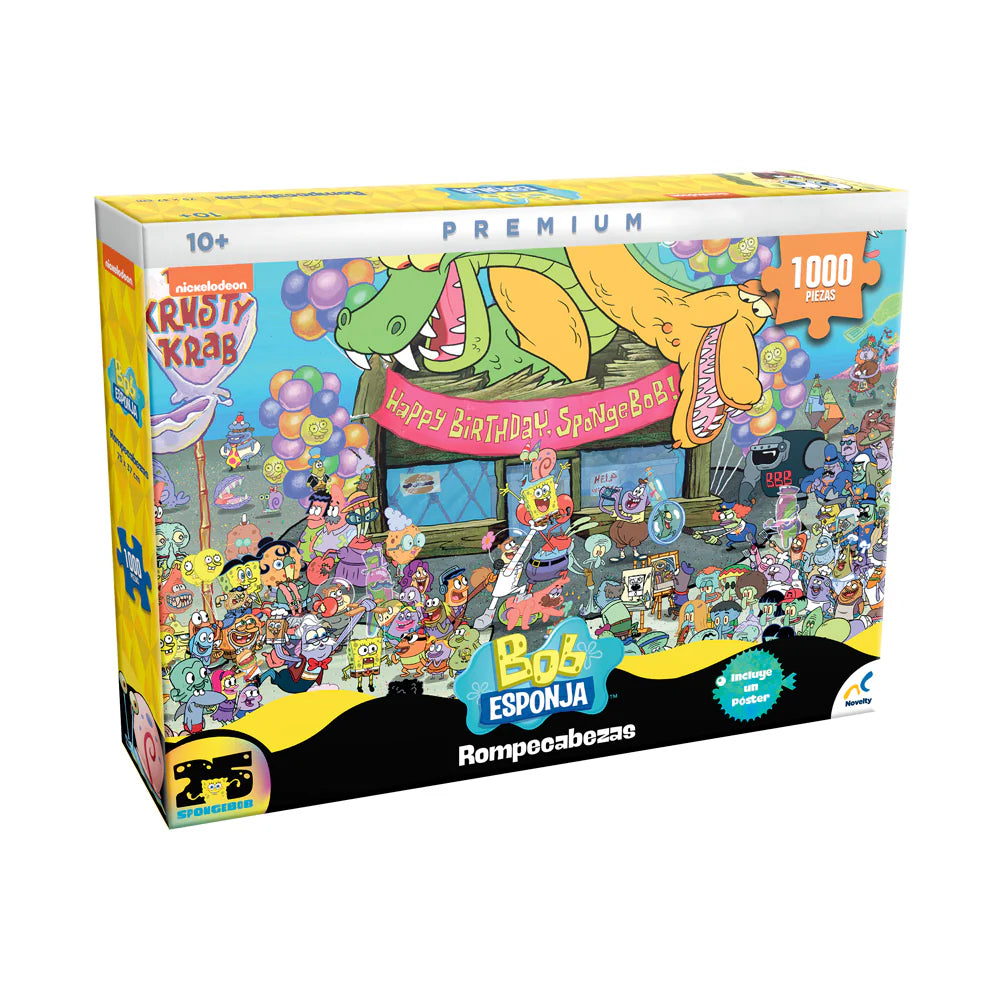 Rompecabezas Coleccionable Premium Bob Esponja 1000 Pzs