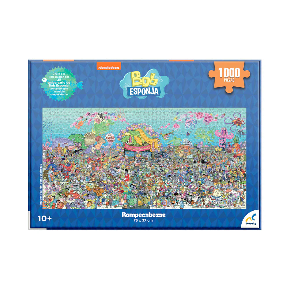 Rompecabezas Coleccionable Premium Bob Esponja 1000 Pzs