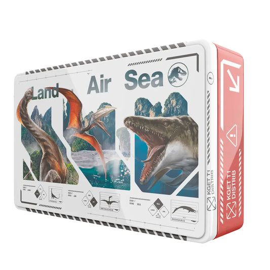 Rompecabezas Jurassic World Rebirth Panorámico 3 en 1