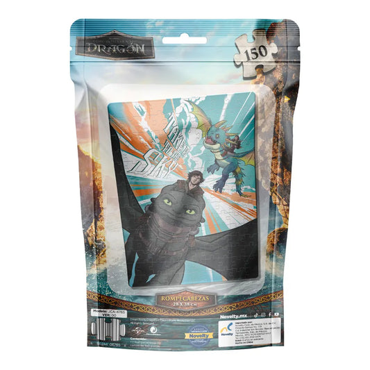 Rompecabezas Cómo Entrenar a tu Dragón Bolsa Foil 150 Piezas