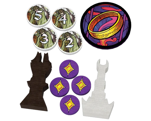 El Señor de los Anillos: Las Dos Torres El Juego de Bazas en Español. Asmodee