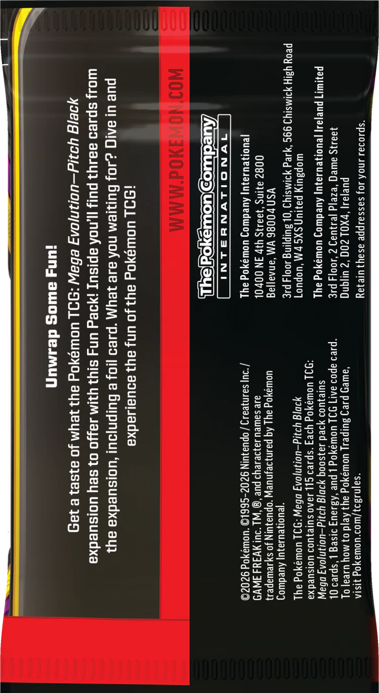 Pokémon TCG: Mega Evolution ME05 - Pitch Black Booster Display - ESPAÑOL