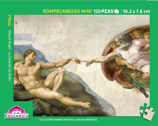 Miguel Ángel: La creación. Rompecabezas 150 Piezas Miniatura PieceRelax