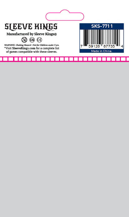 Sleeve King Perfect Fit Internal Card Sleeves (63.5x88mm) - 110 Pack, 60 Microns -SKS-7711