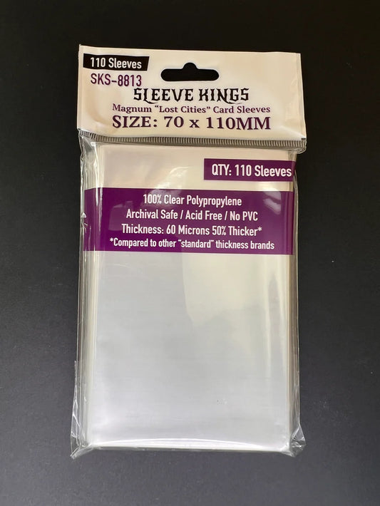 Sleeve King "Lost Cities" Magnum Card Sleeves (70x110mm) 110 Pack, SKS-8813