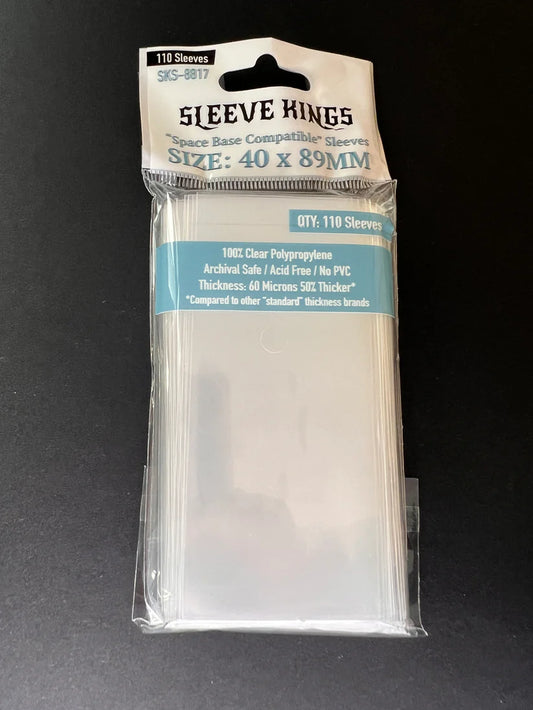 Sleeve King "Space Base" Compatible Card Sleeves (40x89mm) 110 Pack, 60 Micron, SKS-8817