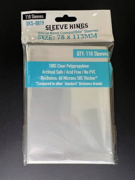 Sleeve King "Blood Bowl" Compatible Sleeves (78x113mm) 110 Pack, 60 Micron, SKS-8819