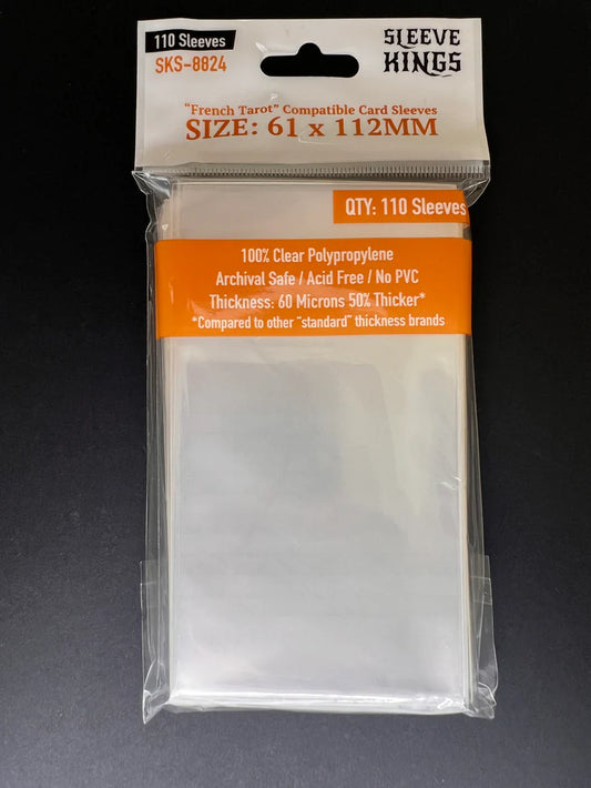 Sleeve King "French Tarot" Card Sleeves (61x112mm) 110 Pack, 60 Micron, SKS-8824