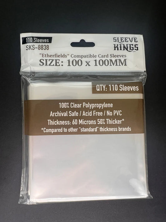 Sleeve King "Etherfields" Compatible Sleeves (100 X 100 MM) - 110 Pack, SKS-8838