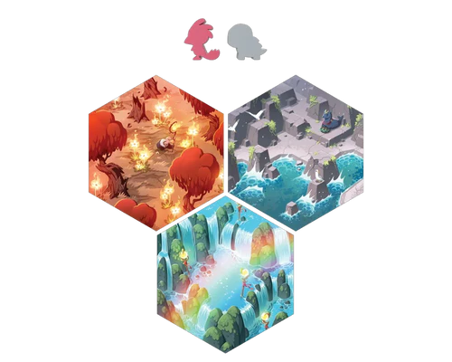 Criaturas de la Sombra Expansión Roca Fundida en Español. Asmodee