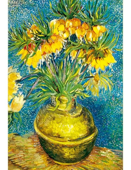 Van Gogh - Fritillarias en un Jarrón de Cobre: Rompecabezas 1000 Piezas Ricordi