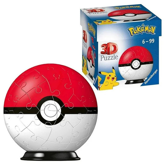 Rompecabezas 3D Pokeball Ravensburger 54 piezas