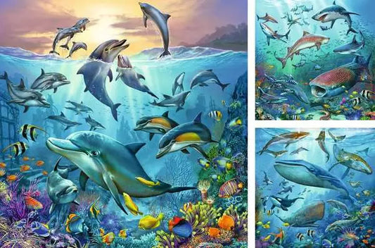 Rompecabezas El Mundo Animal del Océano 3 x 49