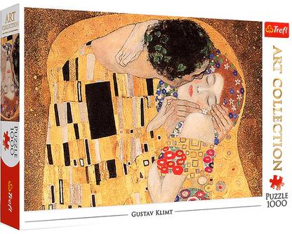 Klimt - El Beso: Rompecabezas 1000 Piezas Trefl