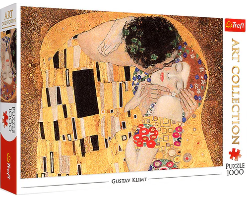 Klimt - El Beso: Rompecabezas 1000 Piezas Trefl