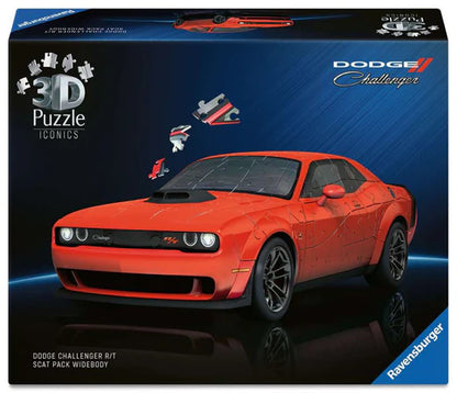 Rompecabezas Ravensburger 3D Dodge Challenger. 167 pz