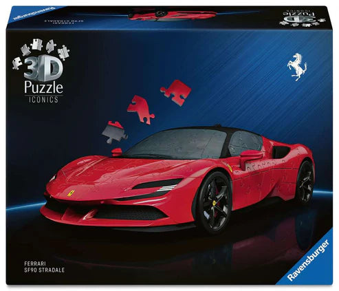 Rompecabezas Ravensburger 3D Ferrari Rojo. 108 pz