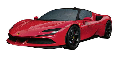 Rompecabezas Ravensburger 3D Ferrari Rojo. 108 pz