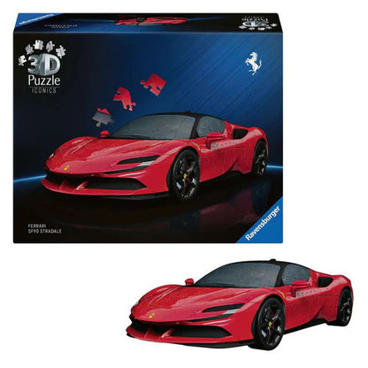 Rompecabezas Ravensburger 3D Ferrari Rojo. 108 pz