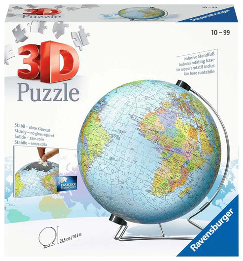 Rompecabezas Ravensburger 3D Globo Terraqueo. 540 pz