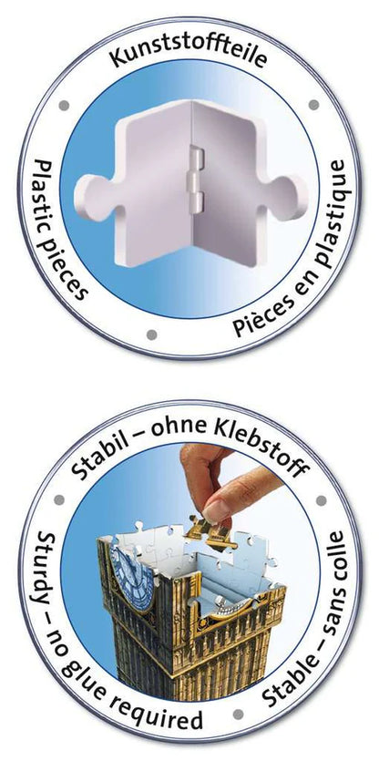 Rompecabezas Ravensburger 3D Big Ben. 216 pz