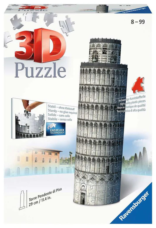 Rompecabezas Ravensburger 3D Torre de Pisa. 216 pz