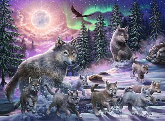 Rompecabezas Lobos del Norte XXL 150 piezas