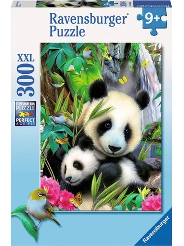 Rompecabezas Pareja de Pandas XXL 300 piezas