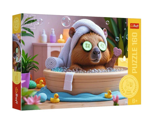 Capibara en el Spa Rompecabezas 160 Piezas Trefl