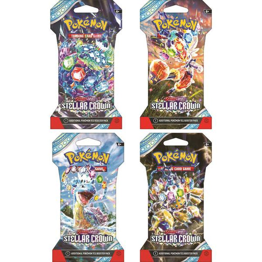 Pokémon TCG Scarlet & Violet 07 - Stellar Crown Sleeved Booster - ESPAÑOL