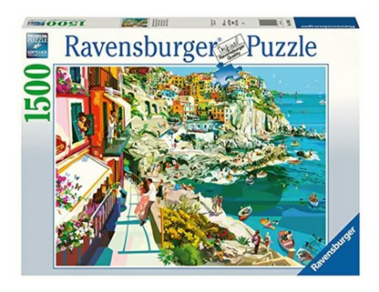 Rompecabezas Romance en las Cinque Terre 1500 piezas